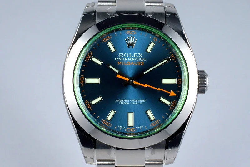 Rolex Watches: Perfectly Crafted for You –2016 Rolex Milgauss 116400GV with Box and Papers MINT