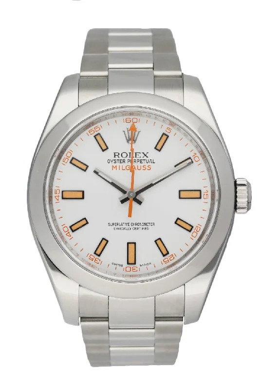 Rolex Watches: A Perfect Combination of Beauty and Function –Rolex Milgauss 116400 White Dial Mens Watch Box Papers