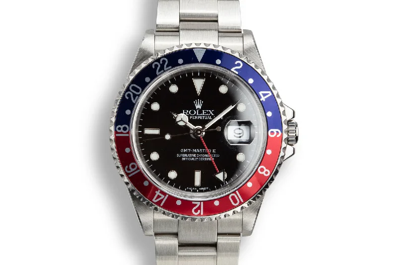 Rolex Watches for Collectors and Connoisseurs –2000 Rolex GMT-Master II 16710 "Pepsi"