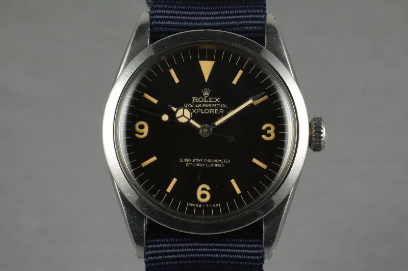 Rolex Watches: Where Innovation Meets Tradition –1965 Rolex Explorer 1 1016 with Glossy Gilt Dial