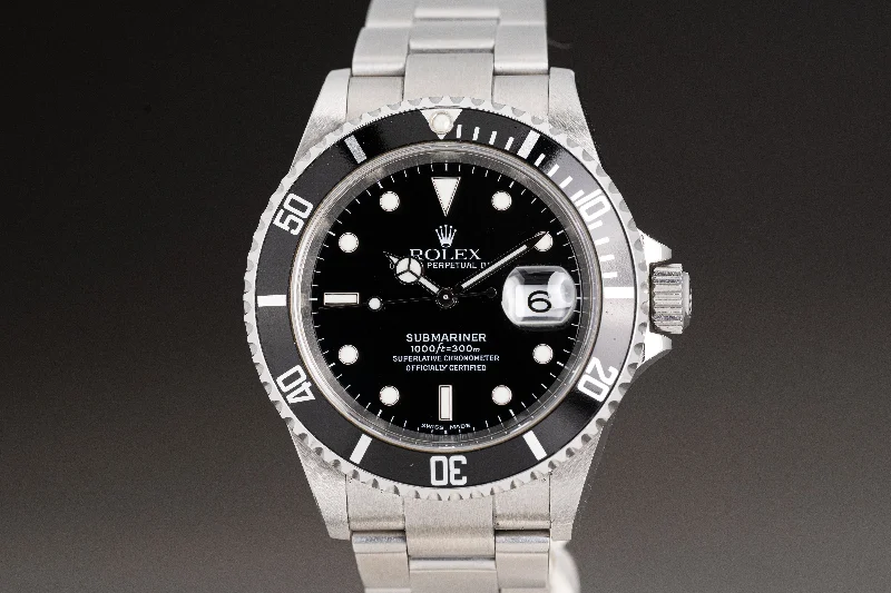 Rolex Watches for Collectors and Connoisseurs –2005 Rolex Submariner 16610 Box, Papers, Booklets Hangtags & Calendar