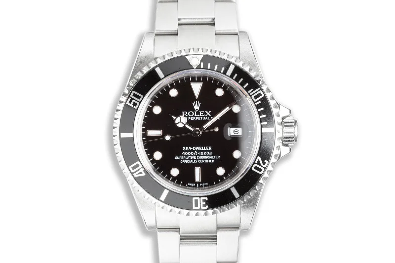 Rolex Watches: A Timeless Investment –2005 Rolex Sea-Dweller 16600 T with Box, Card & Tool Kit