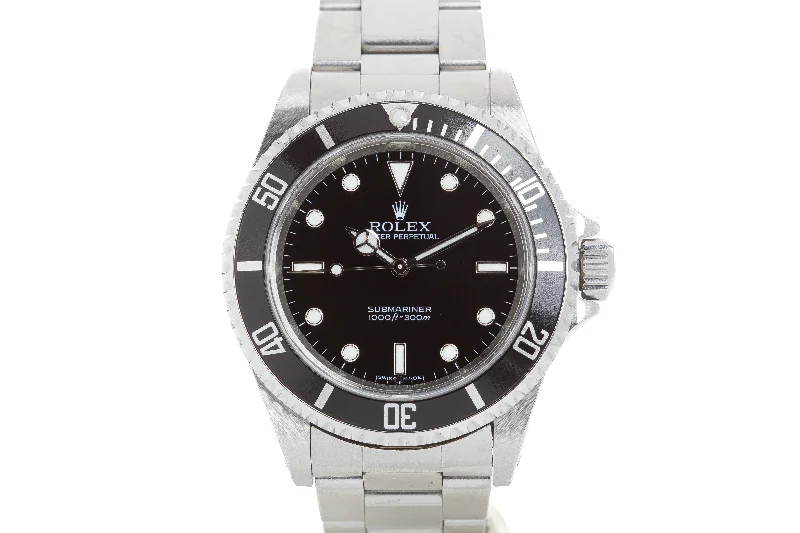 Discover the Best Rolex Timepieces Online –2007 Unpolished Rolex Submariner 14060M Box and Papers