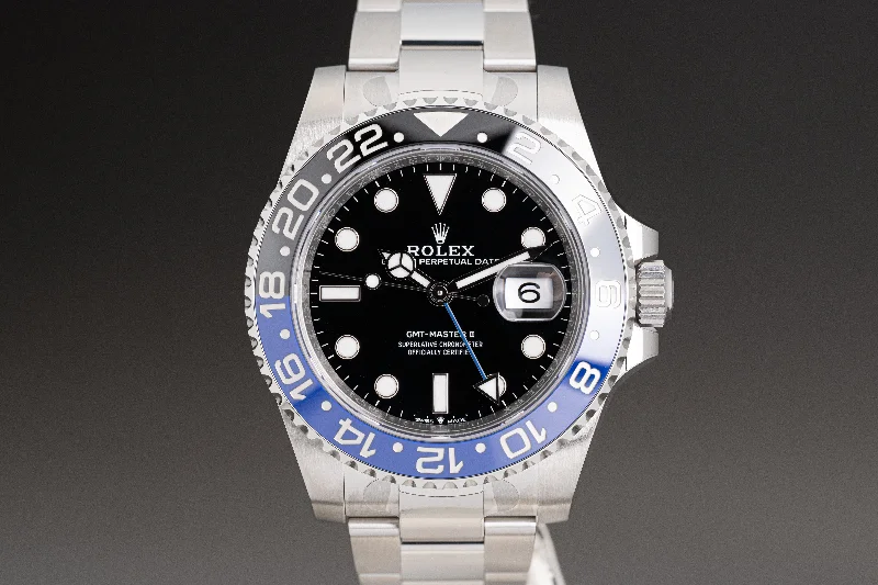 Rolex Watches for the Ultimate Sophistication –2023 Unworn Rolex 126710BLNR GMT-Master II Batman Box, Card, Hangtags