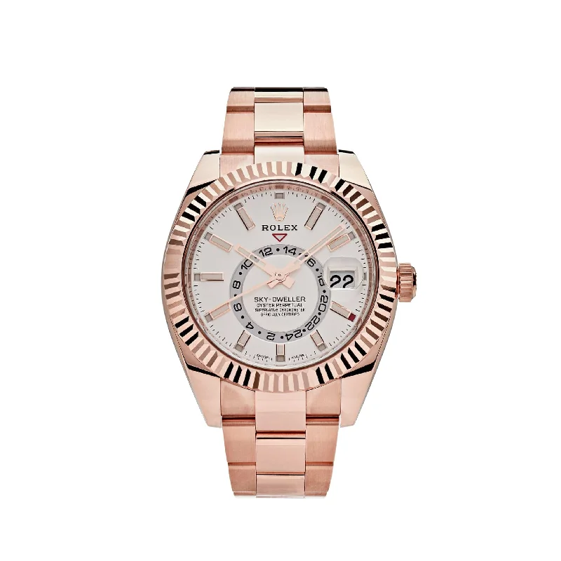 Rolex Watches: A Perfect Combination of Beauty and Function –Rolex Sky-Dweller 326935 Rose Gold White Dial