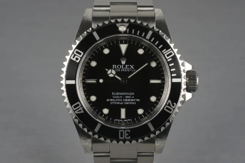 Browse the Latest Rolex Watch Designs –2010 Rolex Submariner 14060M with Box and Papers