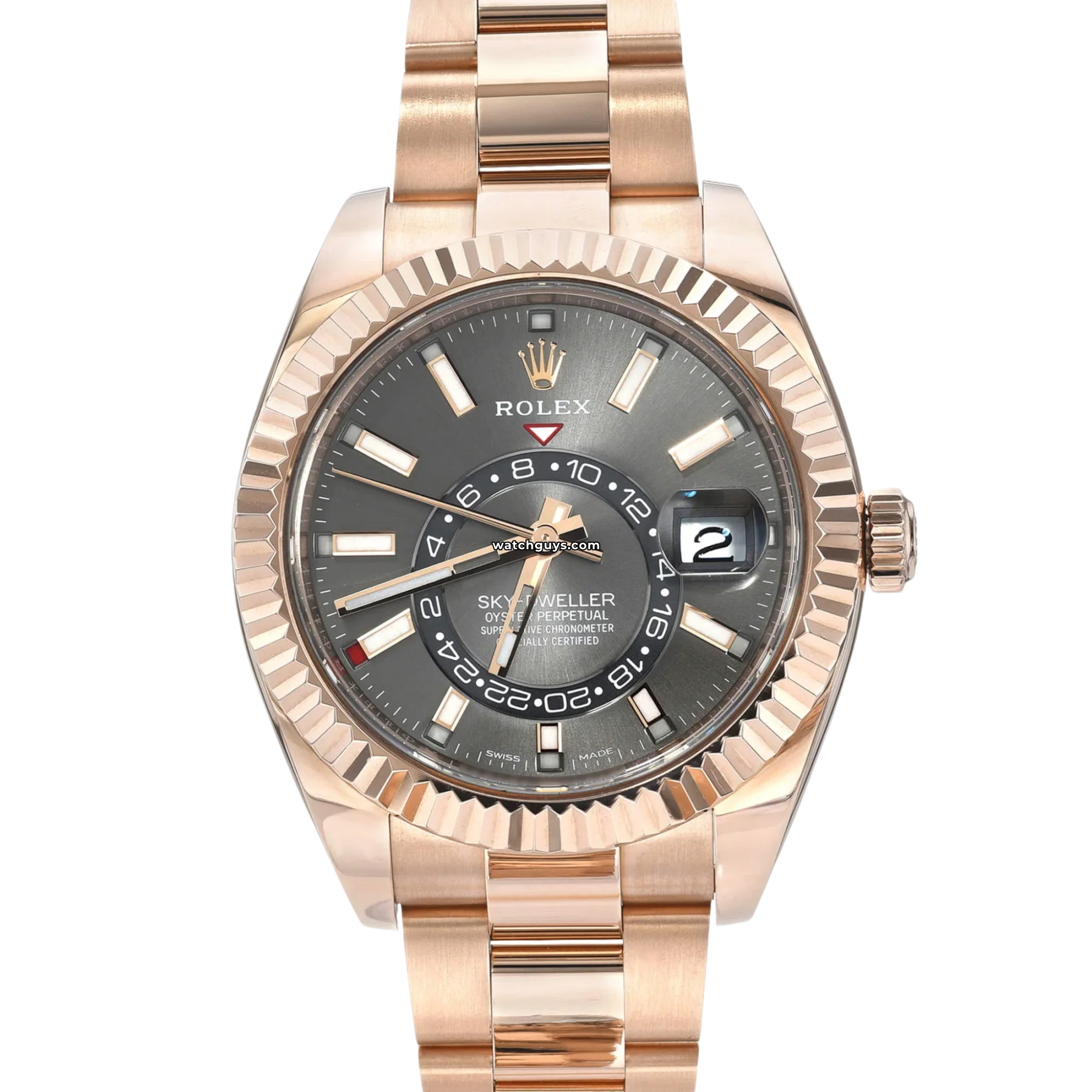 A Wide Selection of Rolex Watches for You –Rolex Sky-Dweller 326935 Slate Everose