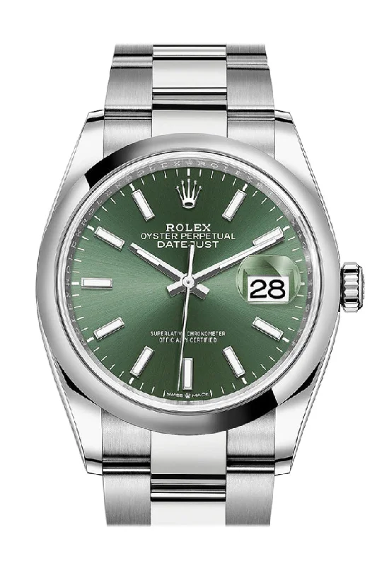 Rolex Watches – The Pinnacle of Swiss Craftsmanship –Rolex Datejust 36 Mint Green Dial  Watch 126200