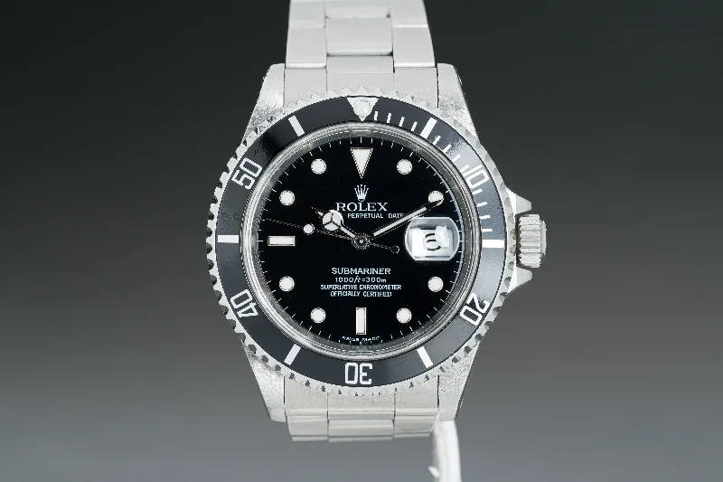 Discover Rolex's Classic Watch Styles –1995 Rolex Submariner 16610 Box, Papers, Booklets & Hangtag