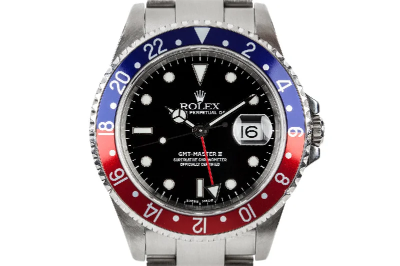 Find the Rolex Watch You've Always Wanted –2000 Rolex GMT-Master II 16710 with Box and Papers