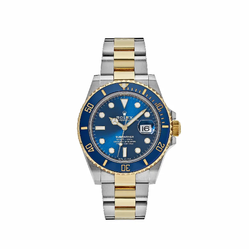 Find Iconic Rolex Models for Any Style –Rolex Submariner Date 126613LB Stainless Steel Yellow Gold Blue Dial