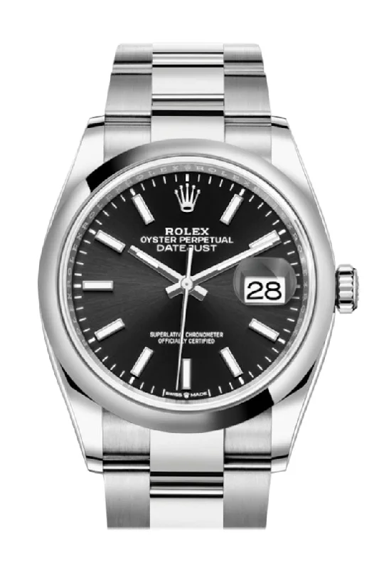 Luxury Rolex Watches for the Elite –Rolex Datejust 36 Black Dial Automatic Watch 126200