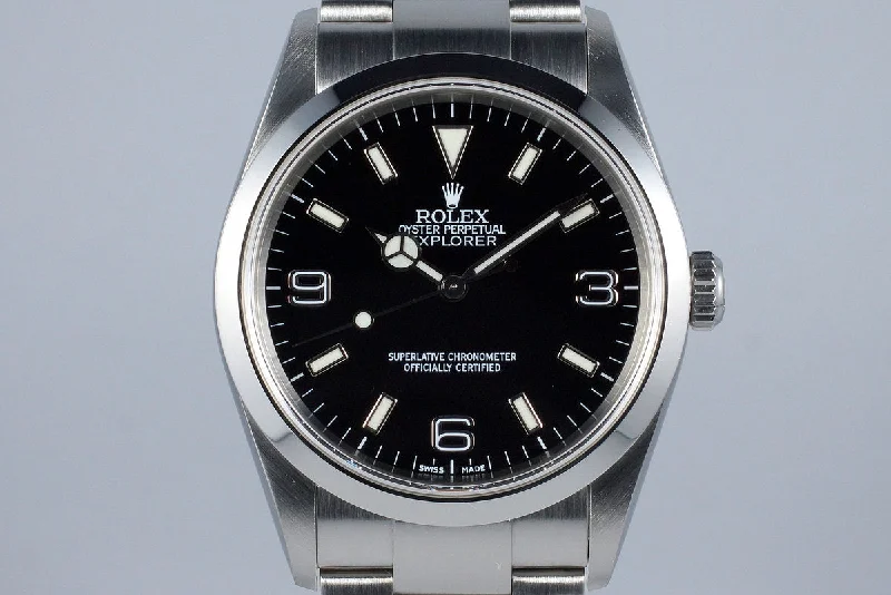 Rolex Watches: The Perfect Blend of Art and Precision –2001 Rolex Explorer 114270