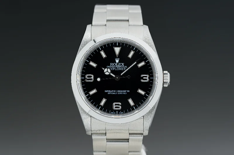 Find Classic Rolex Timepieces Online –1999 Rolex Explorer I Luminova dial