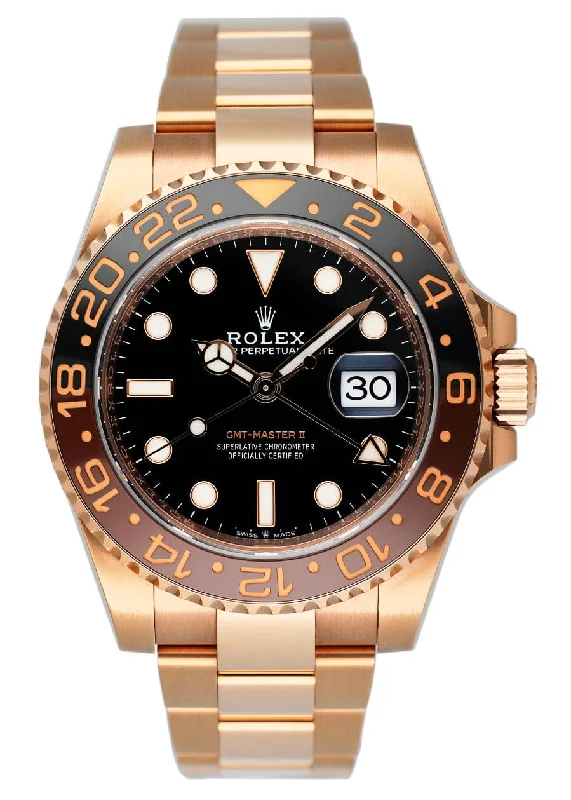 Rolex Watches – Luxury That Lasts a Lifetime –Rolex Oyster Perpetual Date GMT-Master II 126715CHNR Mens Watch Box Papers