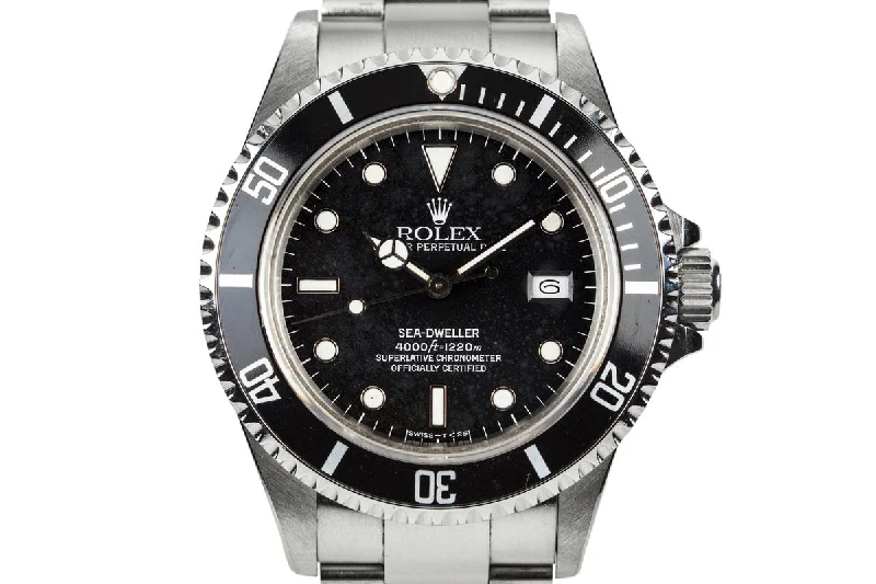 Rolex Watches – An Icon in Every Detail –1986 Rolex Sea-Dweller 16660 with "Stardust" Dial