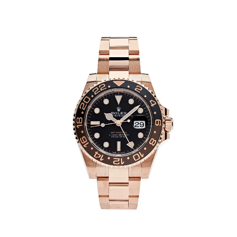 Discover Rolex Watches for Ultimate Prestige –Rolex GMT-Master II 126715CHNR 'Root Beer' Rose Gold Black Dial (2024)