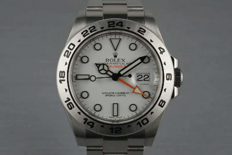 Rolex Watches for Timeless Style –2013 Rolex Explorer II 216570 with Box and Papers