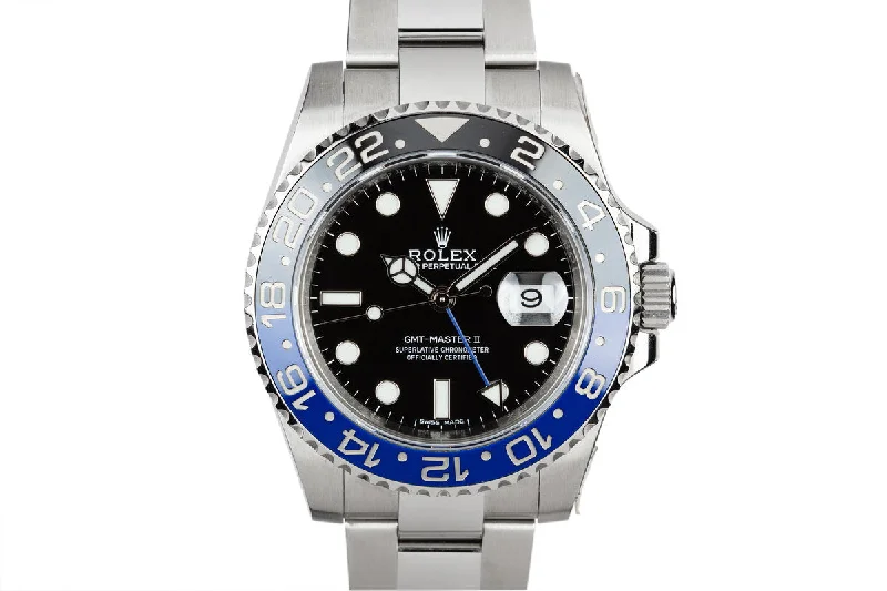 Rolex Watches for the Modern Luxury Seeker –2015 Rolex Gmt-Master II 116710BLNR "Batman" with Box and Papers