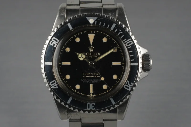 Rolex Watches: A Legacy of Excellence –1961 Rolex Submariner 5512 PCG with 4 Line Chapter Ring Dial