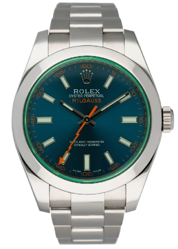 Luxury Rolex Timepieces for Every Collector –Rolex Milgauss 116400GV Blue Dial Mens Watch