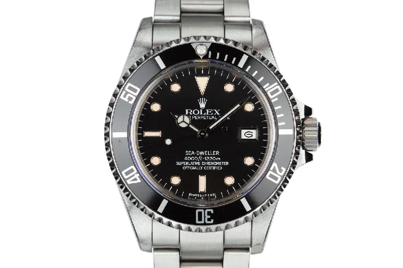 Rolex Watches: A Legacy of Craftsmanship –1984 Rolex Sea-Dweller 16660 with Service Case