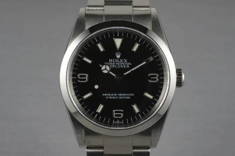 Shop the Best Rolex Watches –1999 Rolex Explorer 14270 with Box and Papers