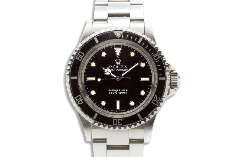 Rolex Watches – An Investment in Luxury –1988 Rolex Submariner 5513 WG Surround with Creamy Lume & Hands