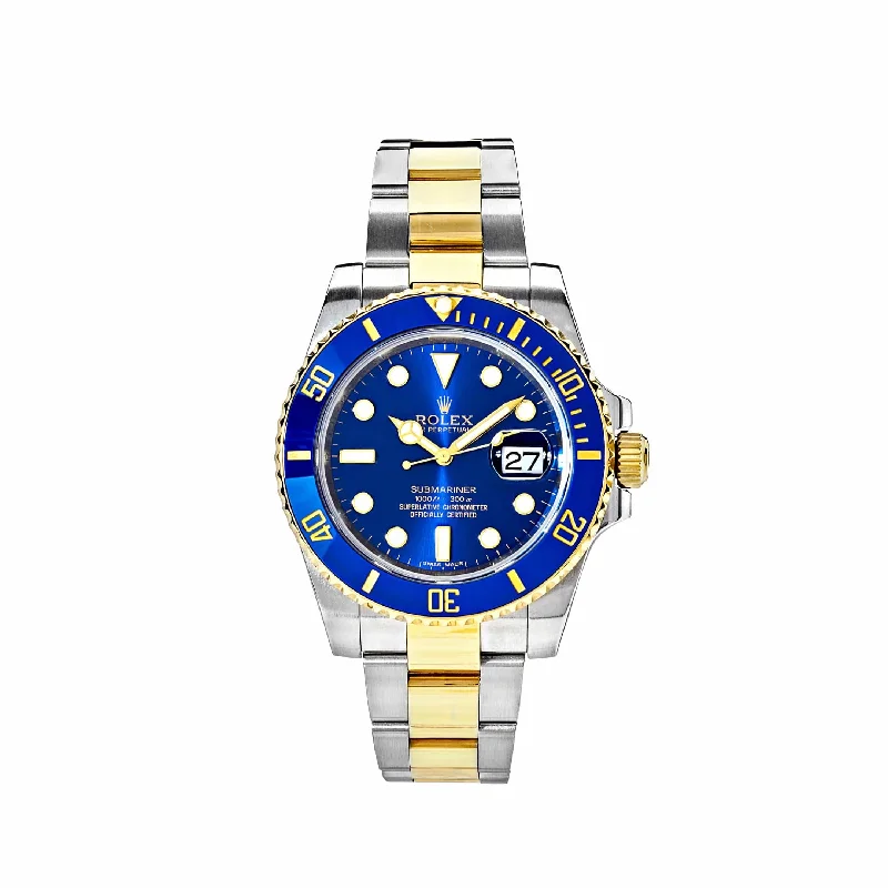 The Ultimate Rolex Watches for Connoisseurs –Rolex Submariner Date 116613LB Stainless Steel Yellow Gold Blue Dial