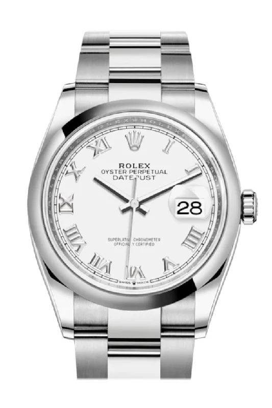 Rolex Watches: Elevating the Standard of Luxury –Rolex Datejust 36 White Dial Automatic Watch 126200