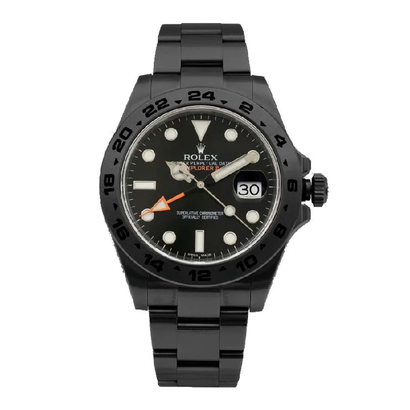 Experience the Best of Rolex Watches –Rolex Explorer II 42mm - Ref: 216570-0002-PVD - Black Dial, Black PVD Stainless Steel Oyster Bracelet Watch