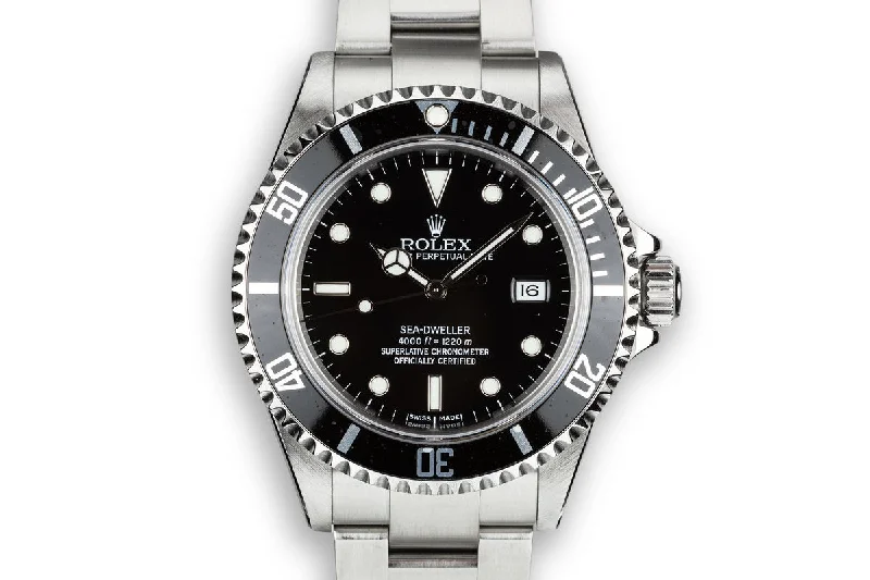 Shop Luxury Rolex Timepieces for Every Style –2005 Rolex Sea-Dweller 16600T