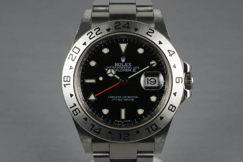 Rolex Watches for the Ultimate Sophistication –2007 Rolex Explorer II 16570 with Box and Papers