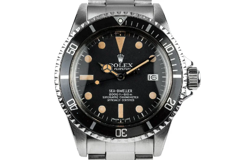 Rolex Watches: For the Discerning Collector –1978 Rolex Sea-Dweller 1665 with Service Papers