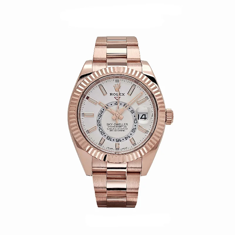 Own a Piece of History with Rolex Watches –Rolex Sky-Dweller 326935 Rose Gold White Dial (2021)