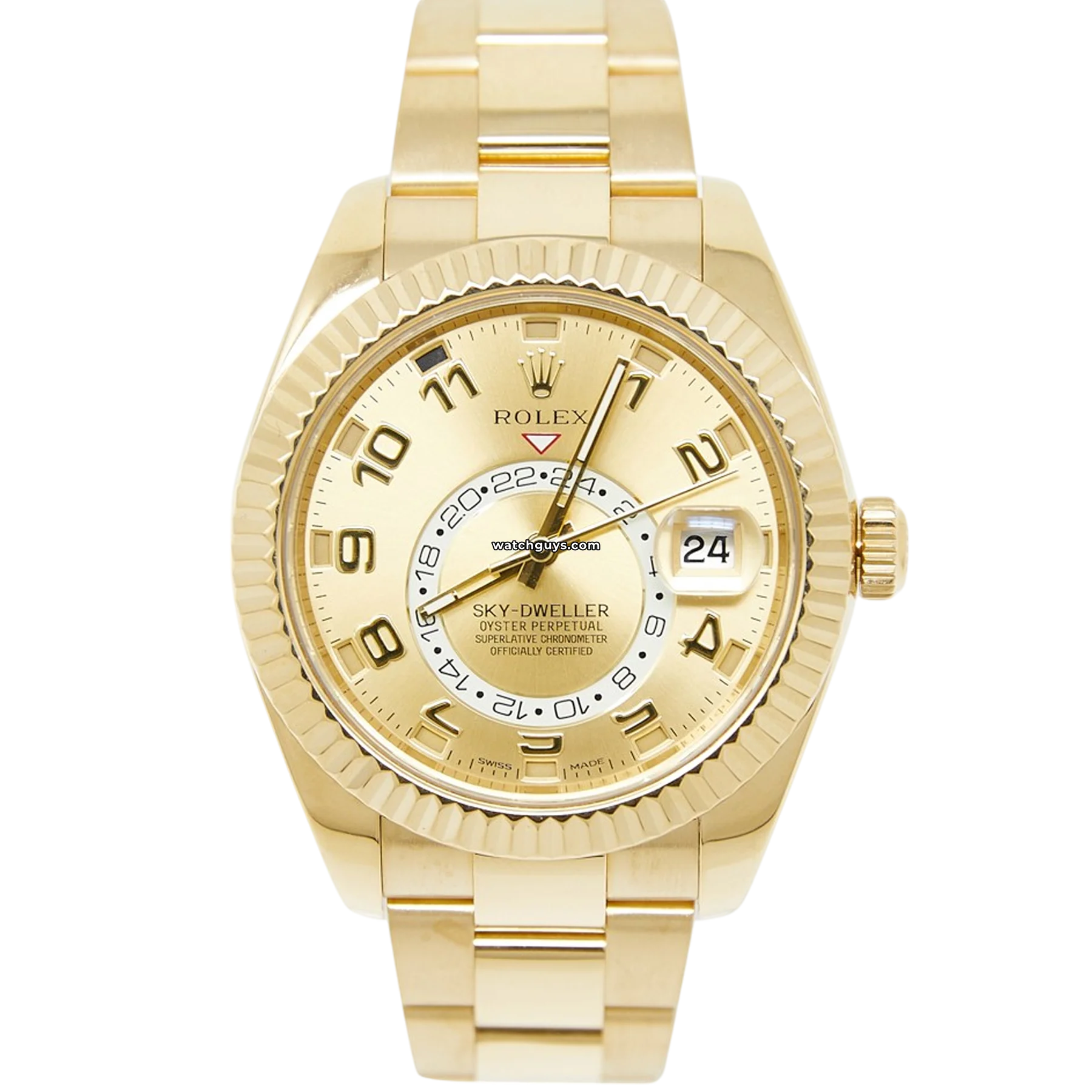 Timeless Rolex Timepieces – A Watch for Every Moment –Rolex Sky-Dweller 326938 Champagne Arabic