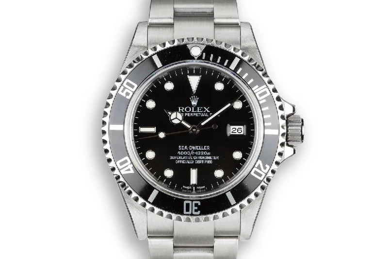 Shop Limited Edition Rolex Watches –2009 Rolex Sea-Dweller 16600 with Box and Papers with Factory Stickers MINT