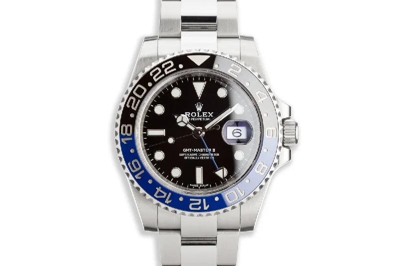 Explore Exquisite Rolex Watches Online –2017 Rolex GMT-Master II 116710BLNR "Batman" with Box and Card