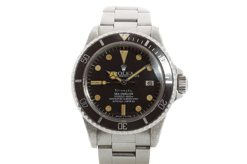 Find the Perfect Rolex Timepiece for You –1981 Rolex Sea-Dweller 1665 "Tiffany & Co." Dial Creamy Lume & Hands