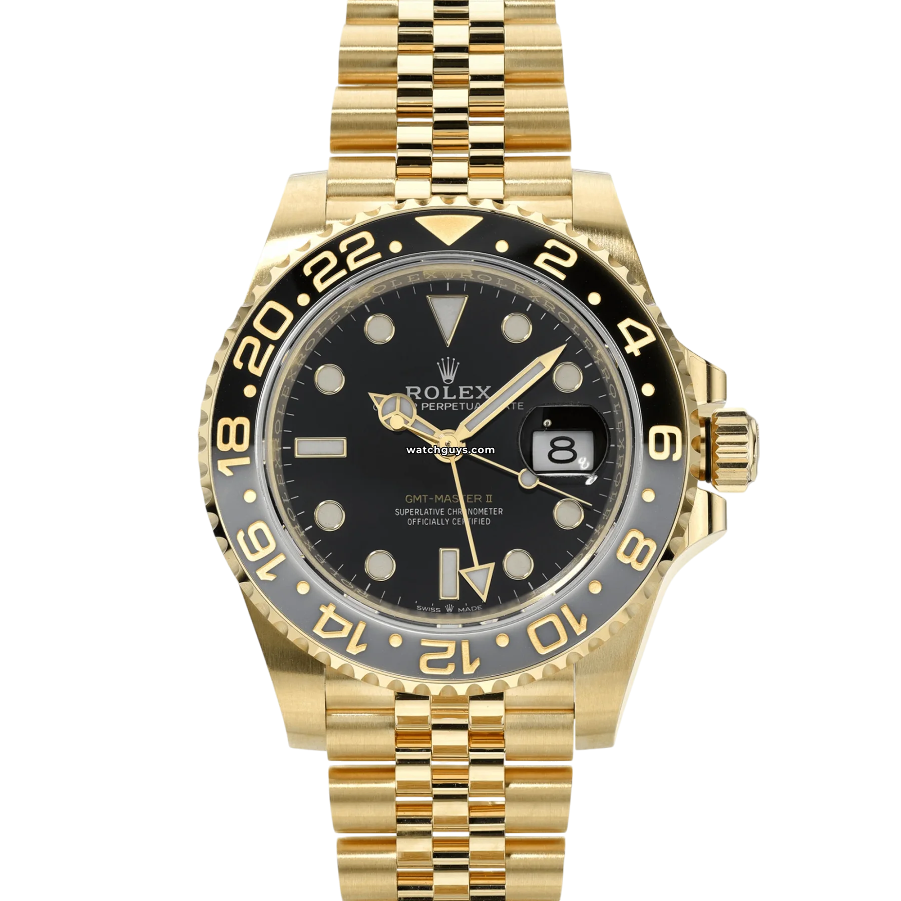 Shop the Best Rolex Watches –Rolex GMT-Master II 126718GRNR Yellow Gold