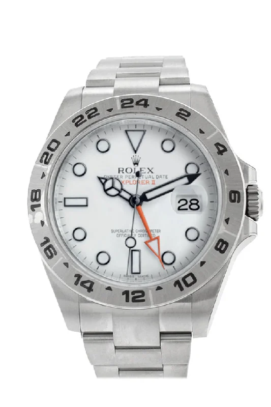 Rolex Watches – For the Discerning Collector –ROLEX Explorer II White Dial Stainless Steel Men's Watch 216570