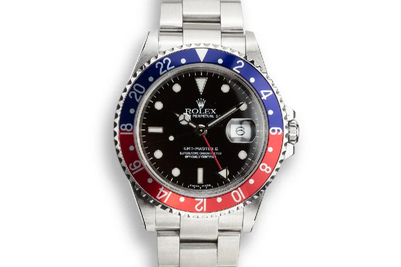 Rolex Watches: The Perfect Blend of Art and Precision –2000 Rolex GMT-Master II 16710 "Pepsi" with Box and Papers