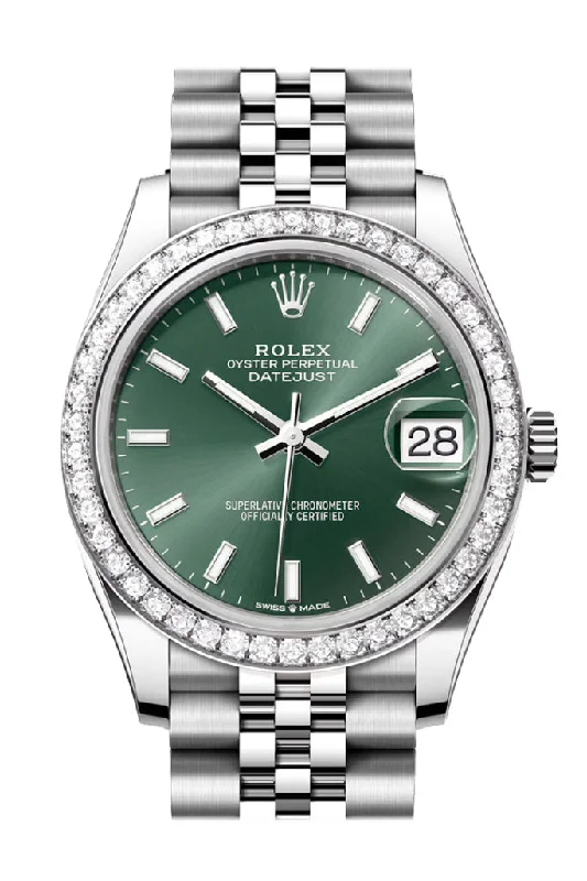 Rolex Watches – Luxury in Every Moment –Rolex Datejust 31 Green Dial Jubilee Ladies Watch 278384RBR 278384RBR-0022