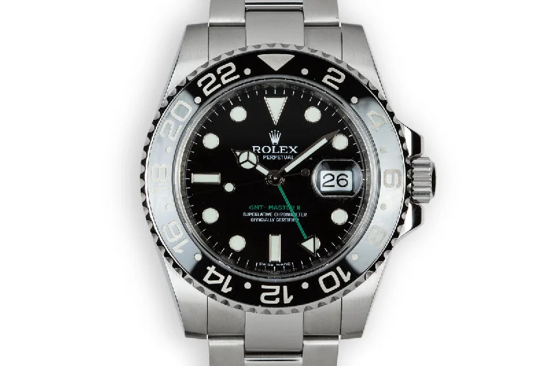 Rolex Watches – Luxury in Every Moment –2007 Rolex Ceramic GMT-Master II 116710LN Black Bezel