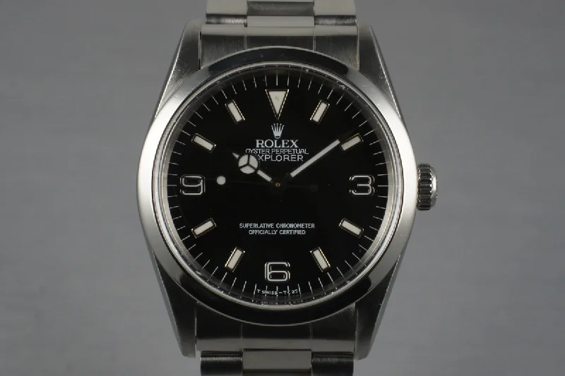 Exquisite Rolex Watches for the Modern Gentleman –1995 Rolex Explorer 14270 with Box and Papers