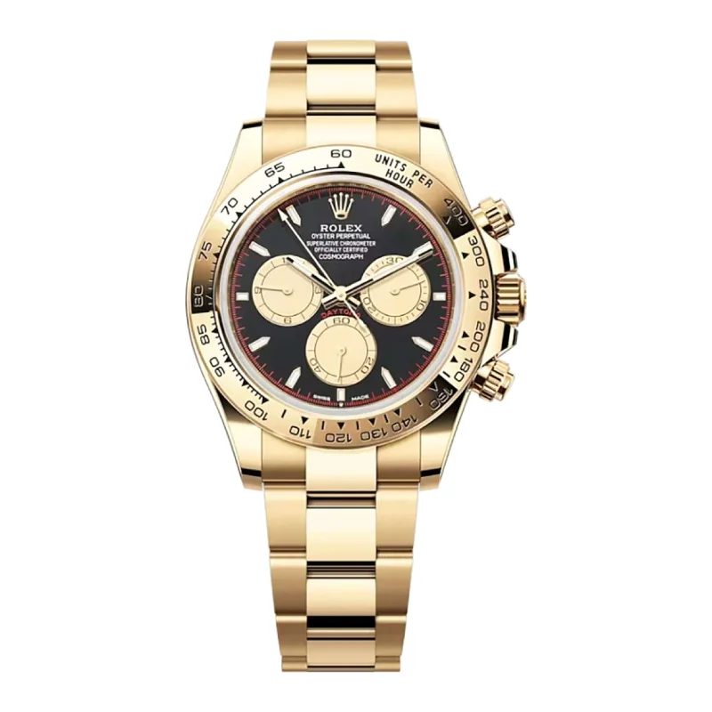 A Wide Selection of Rolex Watches for You –Rolex Cosmograph Daytona 40mm - Ref: 116528PNBK - Paul Newman Black & Champagne Index Dial, 18K Yellow Gold Oyster Bracelet Men's Watch