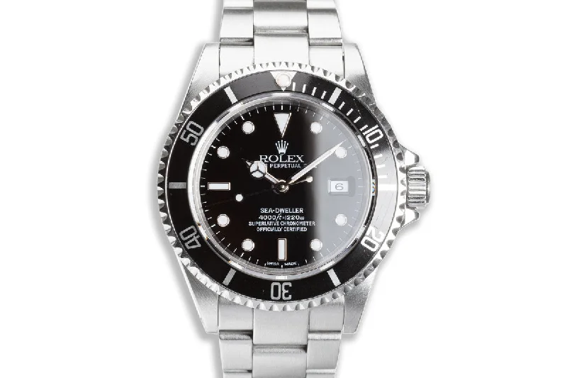 Find Classic Rolex Timepieces Today –1999 Rolex Sea-Dweller 16600