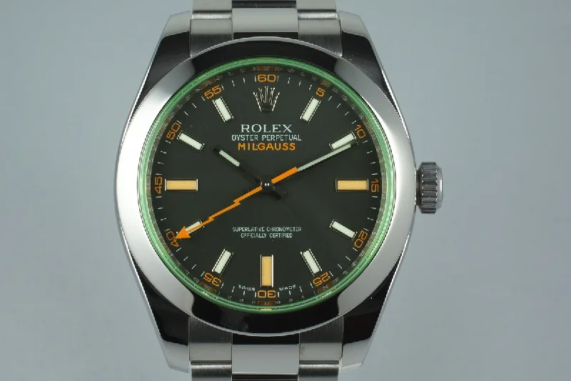 Explore Rare Rolex Timepieces –2009 Rolex Milgauss 116400GV