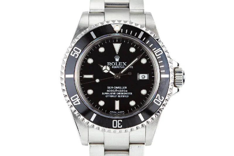 Timeless Style with Rolex Watches –2003 Rolex Sea-Dweller 16600 with Box and Papers