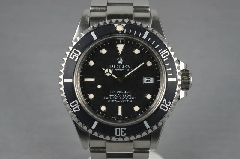 Experience Luxury with Rolex Watches –1986 Rolex Sea-Dweller 16660